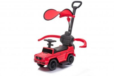 Детска кола за яздене и бутане MERCEDES-BENZ G350D 653-P ЧЕРВЕН