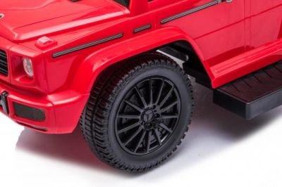 Детска кола за яздене и бутане MERCEDES-BENZ G350D 653-P ЧЕРВЕН