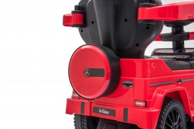 Детска кола за яздене и бутане MERCEDES-BENZ G350D 653-P ЧЕРВЕН