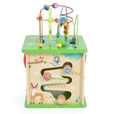 Детски дървен куб център Гора Tooky ToyTK533