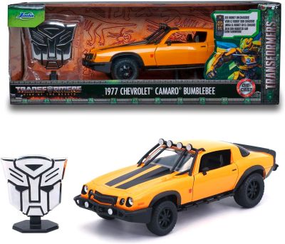 Метален автомобил Transformers 1977 Chevrolet Camaro Bumblebee 1:24 Jada Toys 253115010 