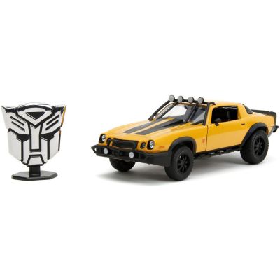 Метален автомобил Transformers 1977 Chevrolet Camaro Bumblebee 1:24 Jada Toys 253115010 