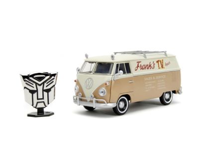 Метален автомобил VW Bus (T7) Wheeljack - Volkswagen Bulli от Transformers 7 1:24 Jada Toys 253115013