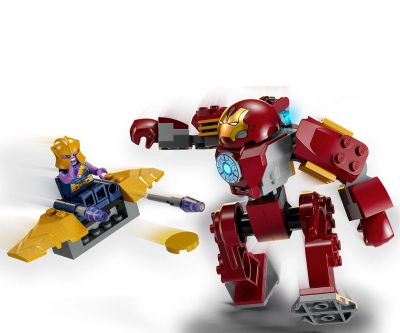Конструктор LEGO Marvel Super Heroes 76263 - Хълкбъстър на Железния човек срещу Танос