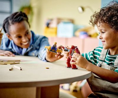 Конструктор LEGO Marvel Super Heroes 76263 - Хълкбъстър на Железния човек срещу Танос