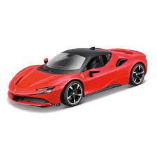 Метална кола за сглобяване Ferrari SF90 Stradale Maisto 1:24 39137