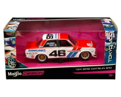 Метална кола Design Tokyo Modern 1971 BRE Datsun 510 Maisto 1:24 32532