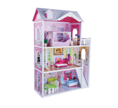 Дървена къща за кукли с обзавеждане Aria 4107 Moni Toys  