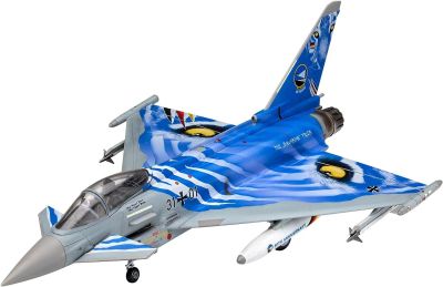 Сглобяем модел Revell самолет Eurofighter Typhoon The Bavarian Tiger 2021