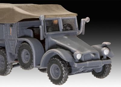 Сглобяем модел Revell Krupp Protze KFZ 69 with 3,7cm Pa
