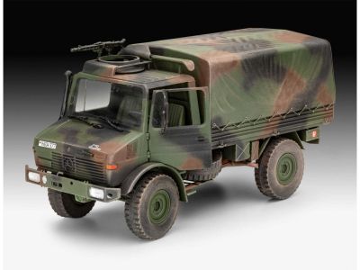 Сглобяем модел Revell Камион Unimog 2T milgl