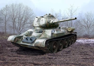 Сглобяем модел Revell Съветски танк T-34/85