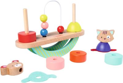 Дървена игра за баланс Приятели Eichhorn 100005464