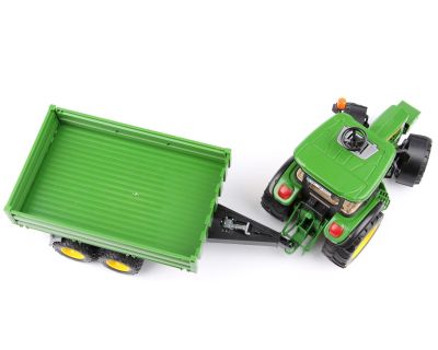 Трактор John Deere 5115 M със самосвално ремарке BRUDER 02108