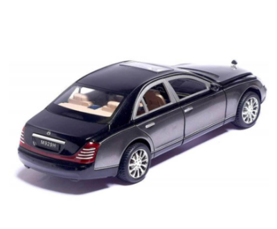 Метален автомобил Maybach със звук и светлини 1/24 сребрист