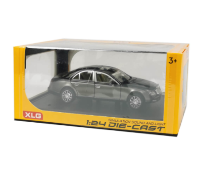 Метален автомобил Maybach със звук и светлини 1/24 сребрист