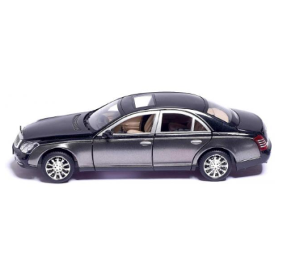 Метален автомобил Maybach със звук и светлини 1/24 сребрист