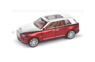 Метален автомобил Rolls Royces Cullinan със звук и светлини 1/22 червен