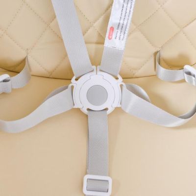 Дървен стол за хранене Cangaroo Gelato 2в1 Бежов