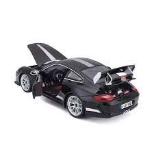 Метална кола Porsche 911 GT3 RS 4 black Bburago 1/18