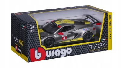 Метален автомобил Chevrolet Corvette C8.R Bburago 1:24 