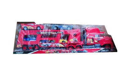 Огромен камион автовоз Mack Cars с 4 коли 