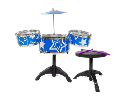 Детски барабани със столче Jazz Drum 333 