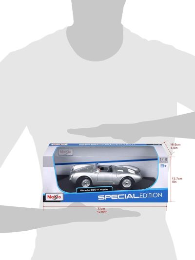 Метална кола Porsche 550A Spyder Maisto 1/18 31843