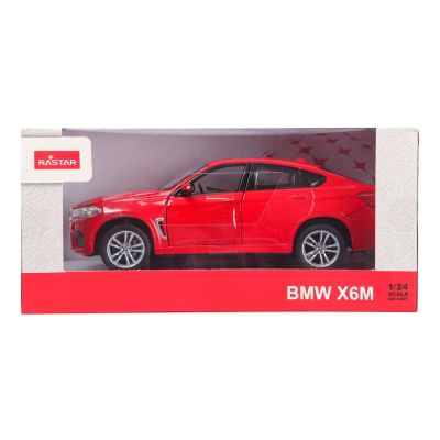 Метален Джип BMW X6M Rastar 1:24 - 56600 RED