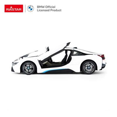 Метален автомобил BMW i8 1:24 Rastar 56500 бял