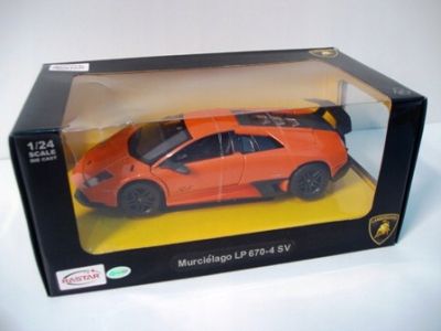 Метален автомобил Lamborghini Murcielago LP670-4 1:24 - 39300 orange