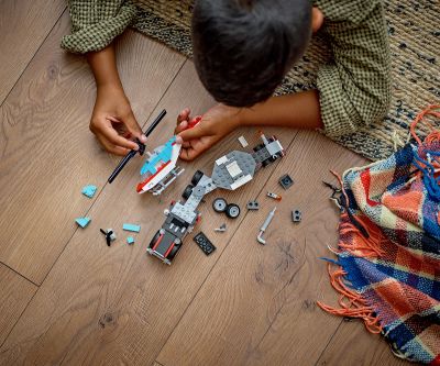 Конструктор LEGO Creator 31146 - Камион с платформа и хеликоптер 3в1