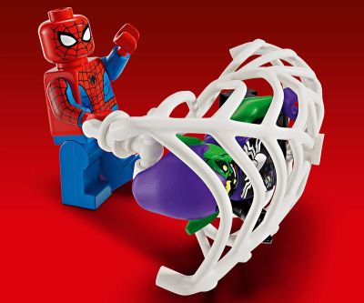 Конструктор LEGO Marvel Super Heroes 76279 Състезателната кола на Спайдърмен с Венъм и Зеления гоблин