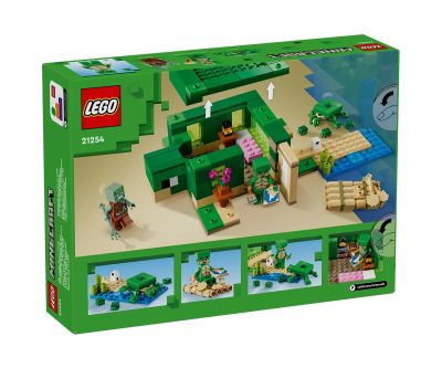 Конструктор LEGO Minecraft 21254 Къща на плажа на костенурките