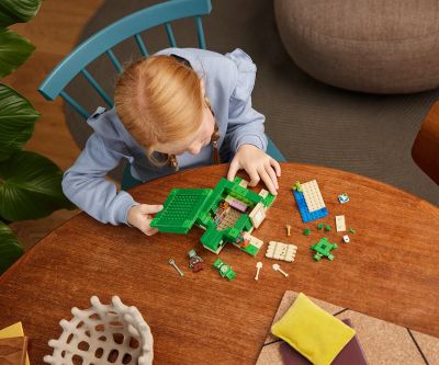 Конструктор LEGO Minecraft 21254 Къща на плажа на костенурките