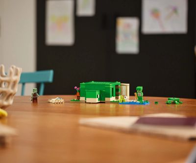 Конструктор LEGO Minecraft 21254 Къща на плажа на костенурките