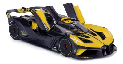 Метална кола Bugatti Bolide Bburago 1/18 жълт