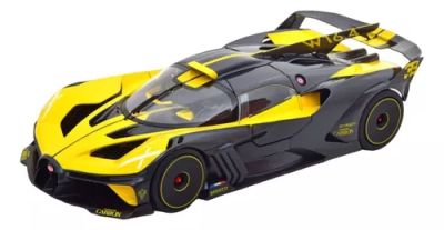 Метална кола Bugatti Bolide Bburago 1/18 жълт
