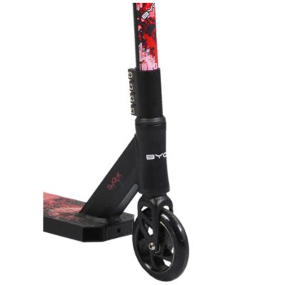 Алуминиева тротинетка за скачане и трикове Byox SHOCK червен
