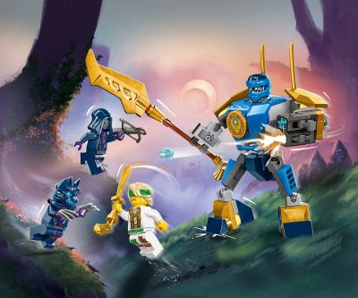 Конструктор LEGO NINJAGO 71805 Боен роботски пакет на Джей