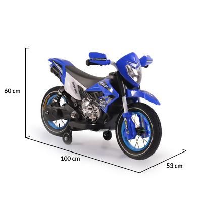 Детски акумулаторен мотор Super Moto - FB-6186 син