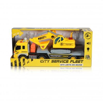 Камион с ремарке и багер WY571A