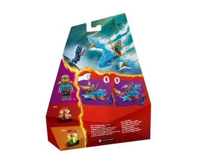 Конструктор LEGO NINJAGO 71802 Нападение с дракона на Ния