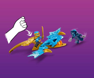 Конструктор LEGO NINJAGO 71802 Нападение с дракона на Ния