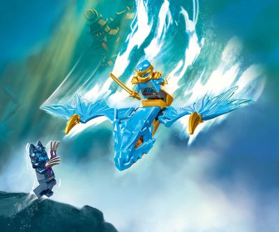 Конструктор LEGO NINJAGO 71802 Нападение с дракона на Ния