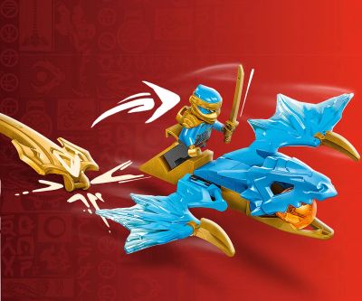 Конструктор LEGO NINJAGO 71802 Нападение с дракона на Ния