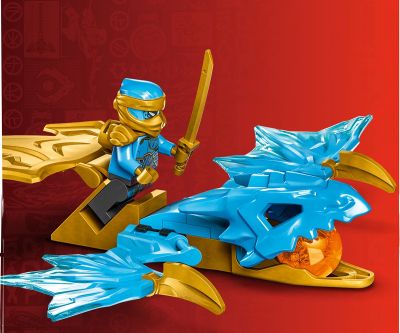 Конструктор LEGO NINJAGO 71802 Нападение с дракона на Ния