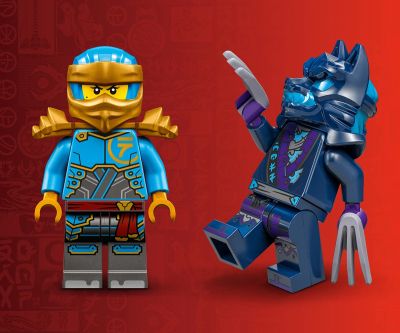 Конструктор LEGO NINJAGO 71802 Нападение с дракона на Ния