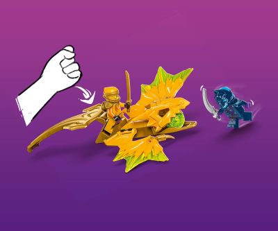 Конструктор LEGO NINJAGO 71803 Нападение с дракона на Арин