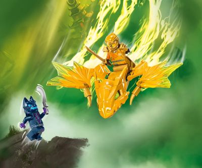 Конструктор LEGO NINJAGO 71803 Нападение с дракона на Арин